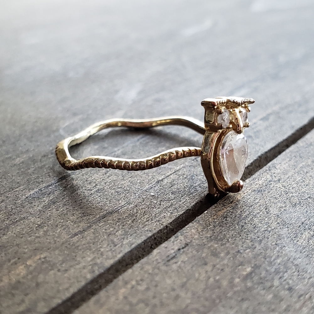 Owl ring size 7.25